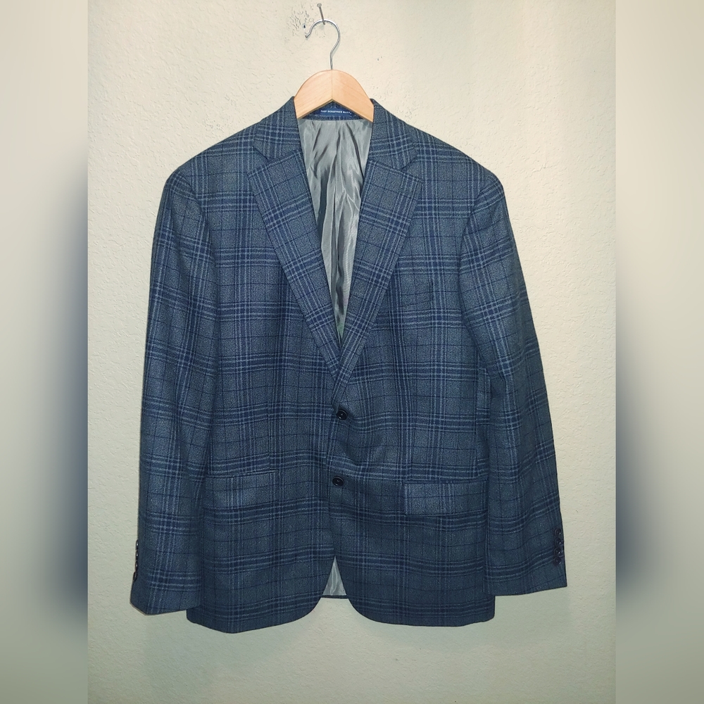 40R Hart Schaffner Marx Chicago Fit Grey Men's Blazer